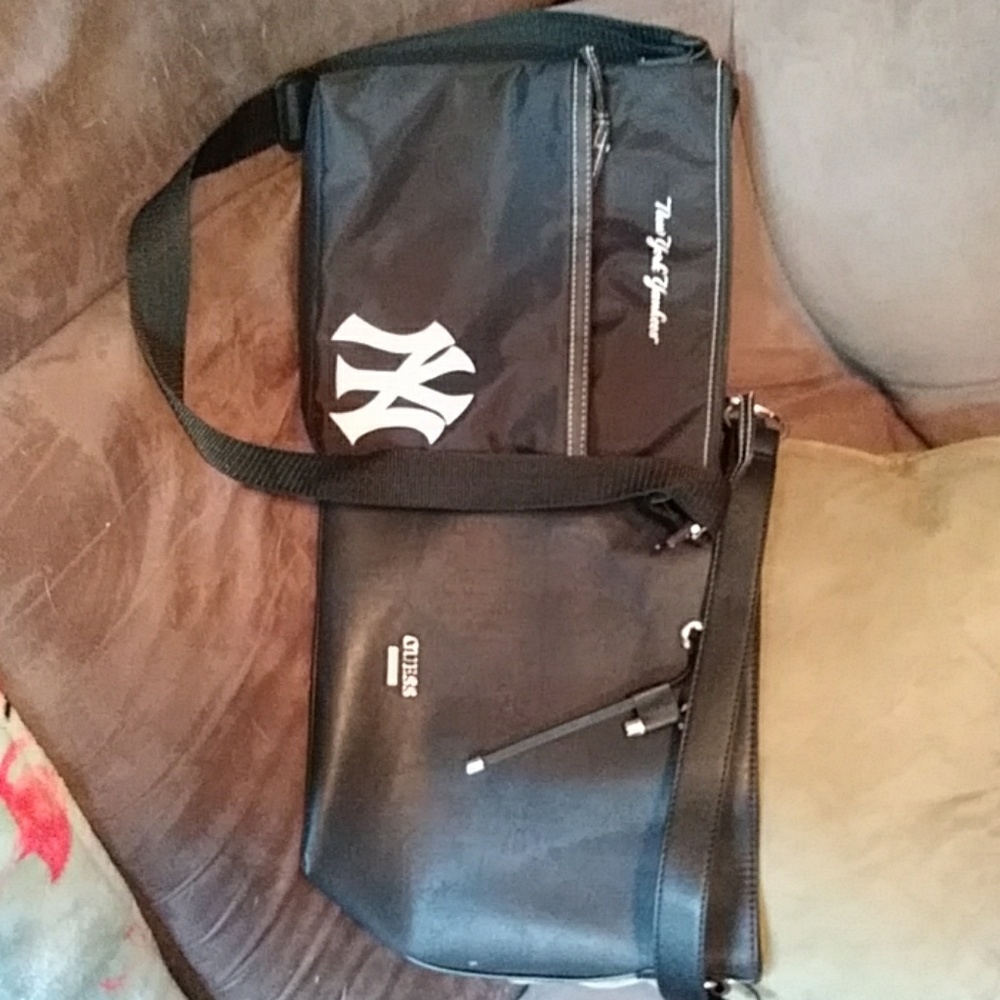 One official New York Yankees purse and one Guess